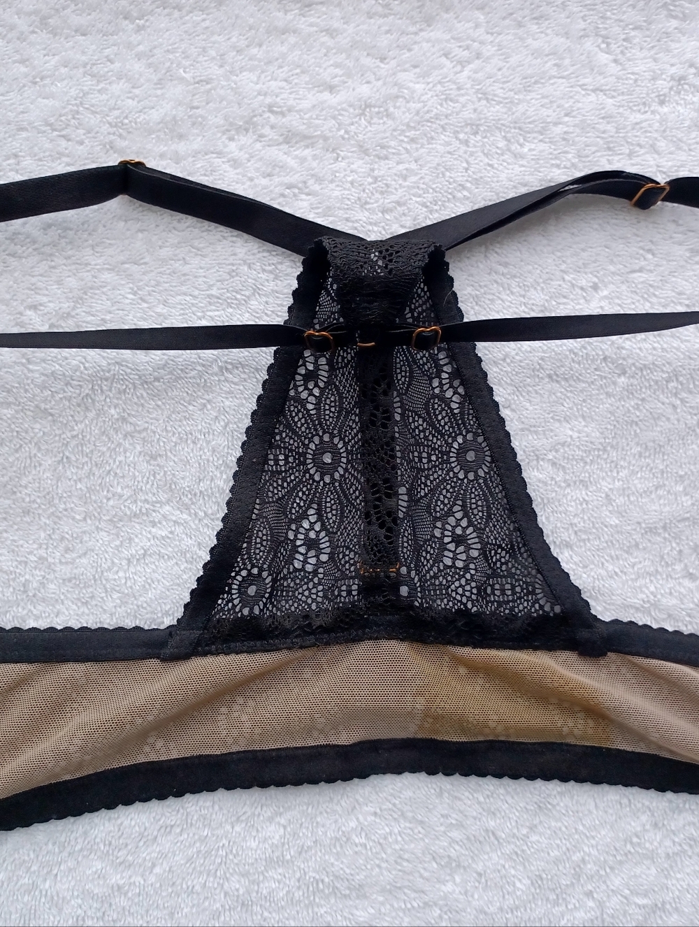 Victoria's Secret Black Lace Push-Up Bra with Nude Lining - Picture 12 of 16
